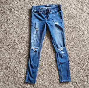 Hollister Blue Skinny Jeans Classic Denim Style